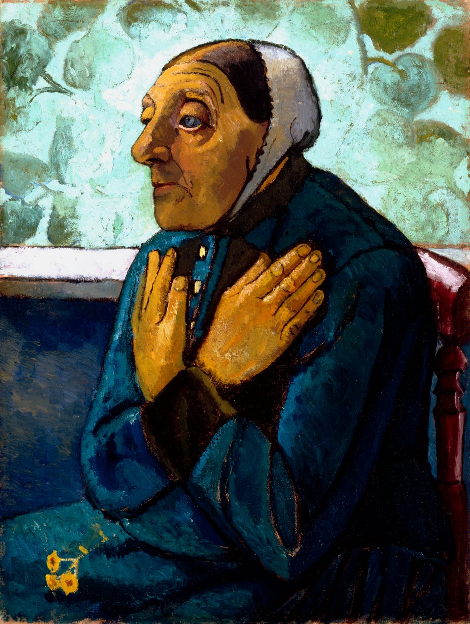 Gammel bondekone, c.1905 af Paula Modersohn Becker