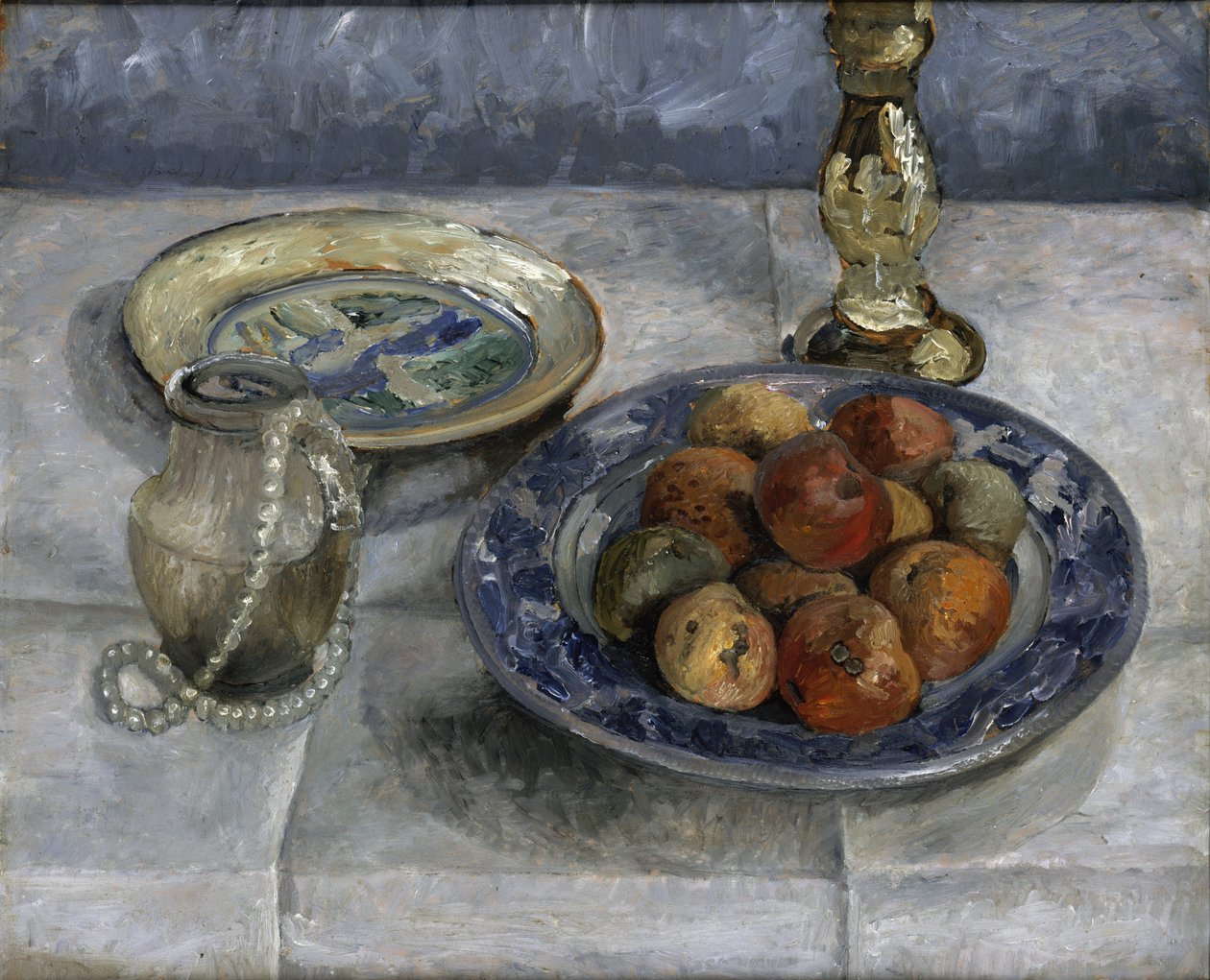 Stilleben med æbler af Paula Modersohn-Becker