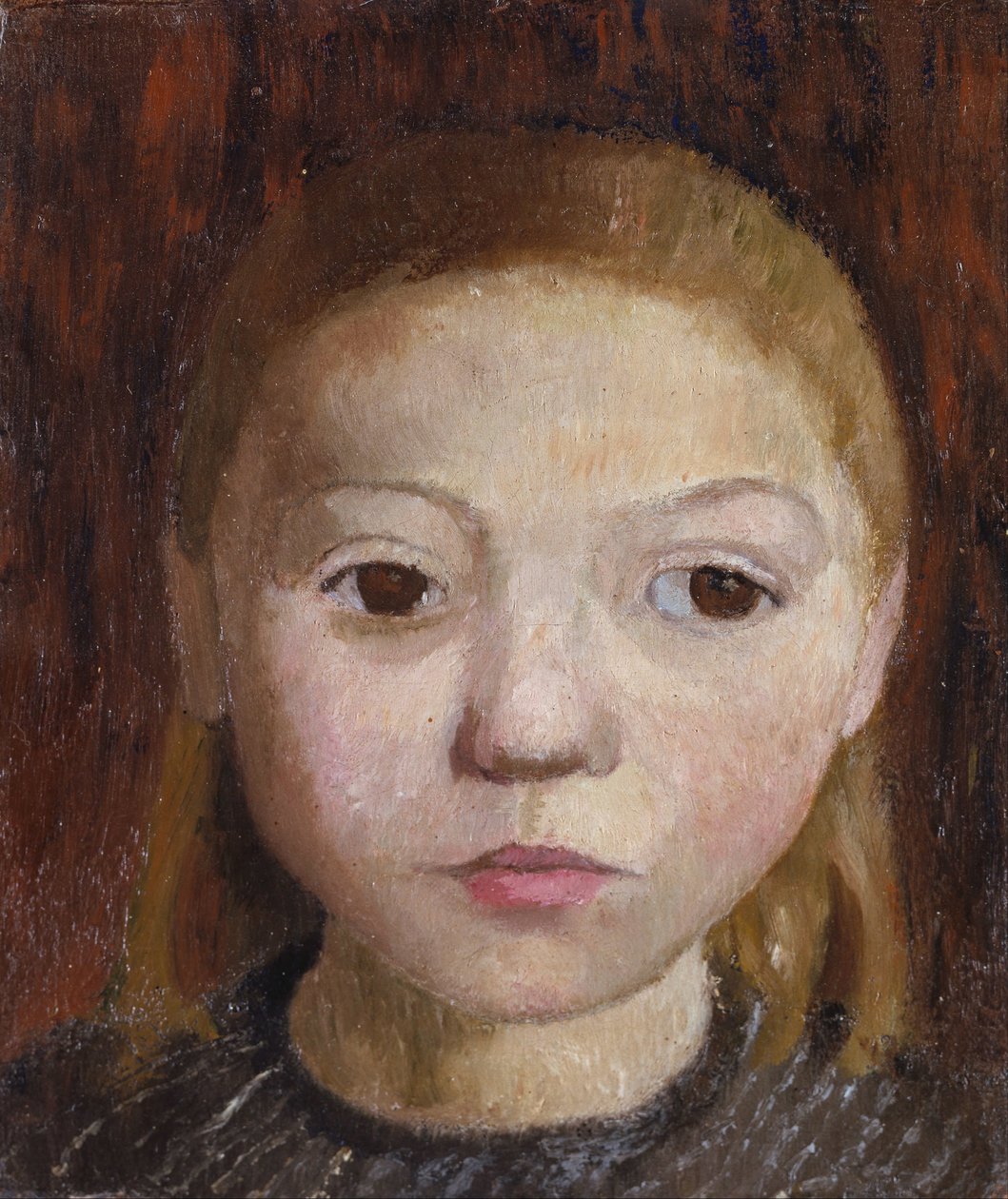 Hovedet af en pige af Paula Modersohn Becker