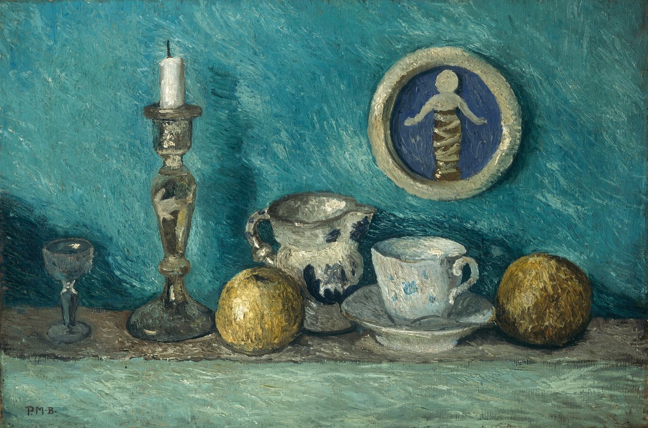 Stilleben med della Robbia Putto, ca. 1905. af Paula Modersohn Becker