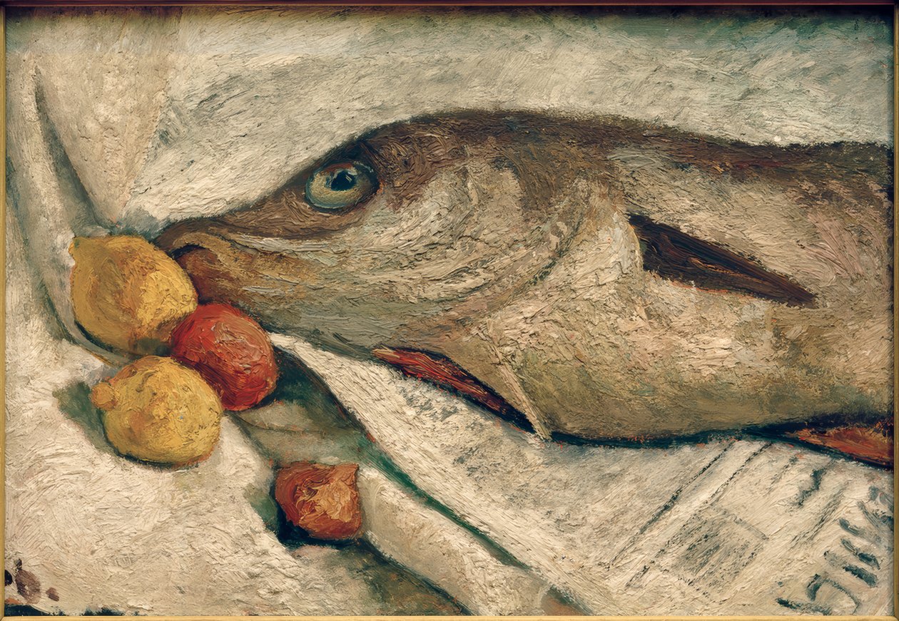 Stilleben med kuller af Paula Modersohn Becker