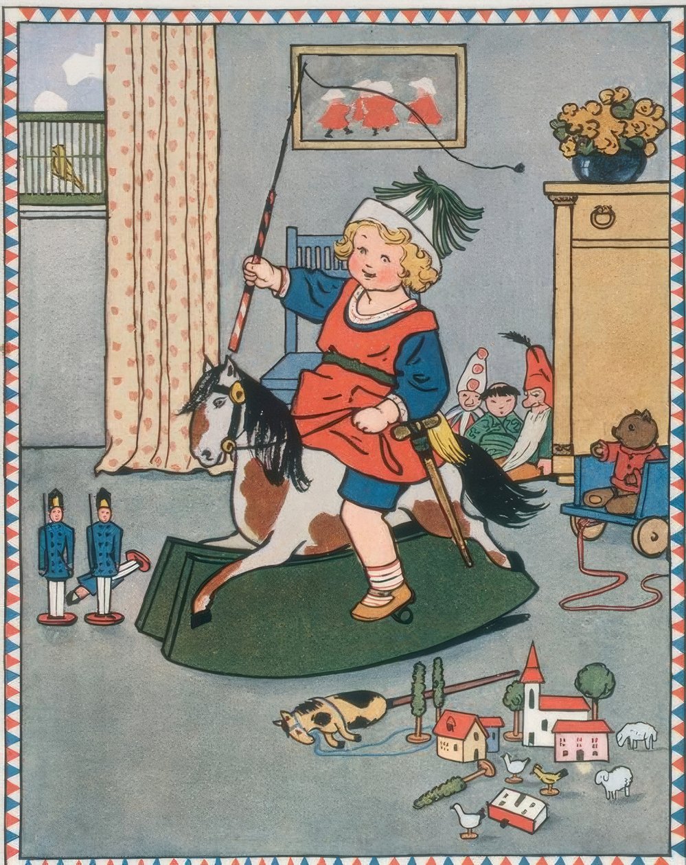 Hop, hop, hop, hest, løb galop af Pauli Ebner