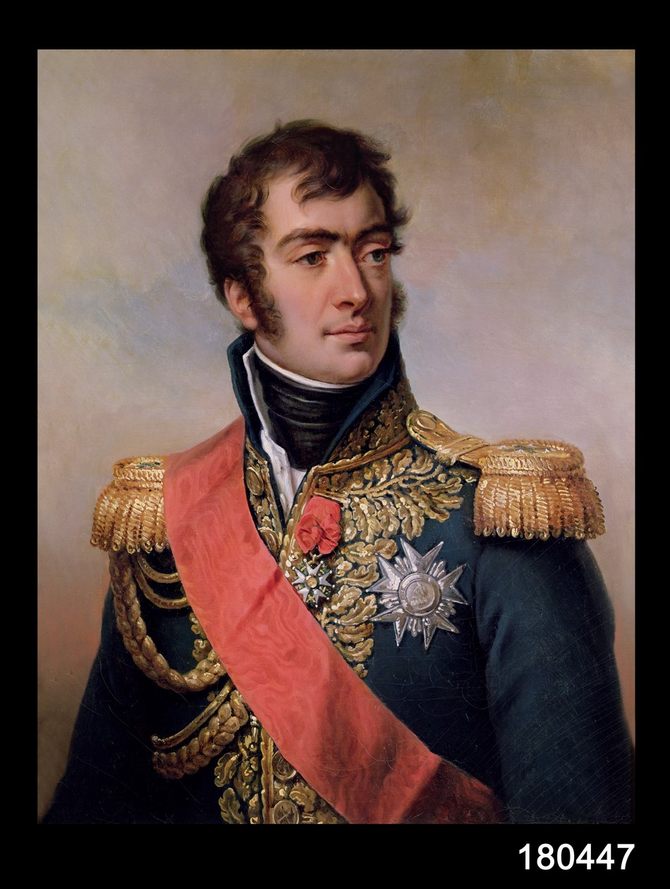 Auguste Frederic Louis Viesse de Marmont (1774-1852), hertug af Ragusa og marskal af Frankrig af Paulin Jean Baptiste Guerin