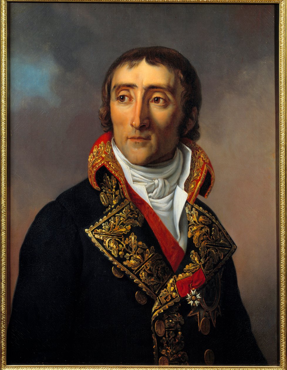 Portræt af admiral Eustache Bruix (1759-1805) maleri af Guerin Paulin (1783 - 1855) (h s/t 0,71 x 0,54) Versailles. Chateau Museum af Paulin Jean Baptiste Guerin