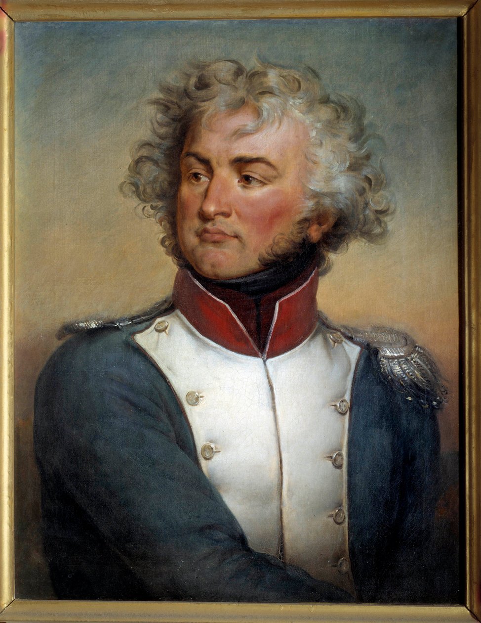 Portræt af Jean Baptiste Kleber (1753-1800) oberstløjtnant ved 4. bataljon af den øvre Rhin Maleri af Paulin Guerin (1783-1855) 1834 søn. 0,72 x 0,55 m. af Paulin Jean Baptiste Guerin