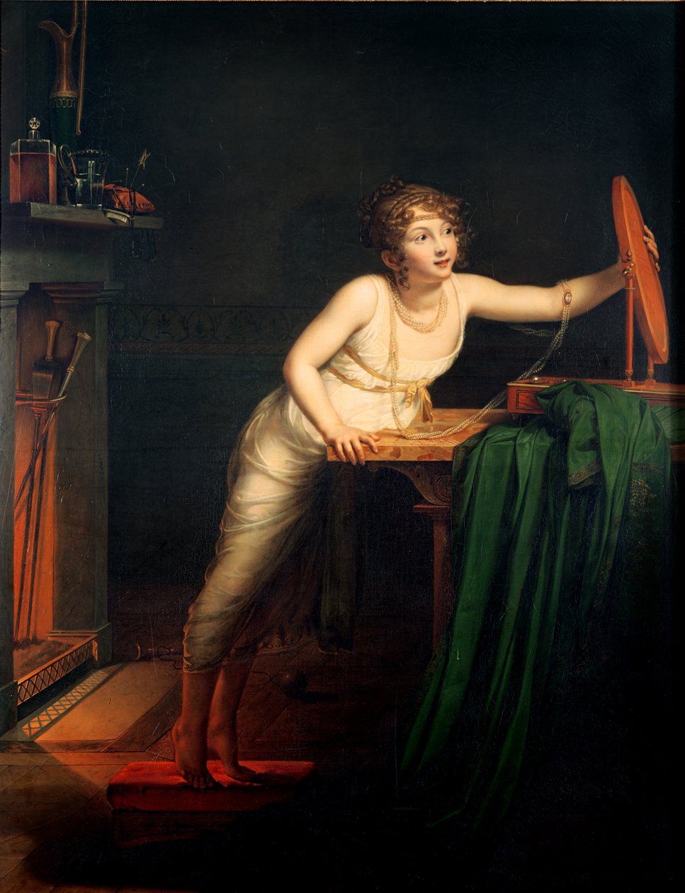 Den første sans for koketteri, 1804 af Pauline Auzou