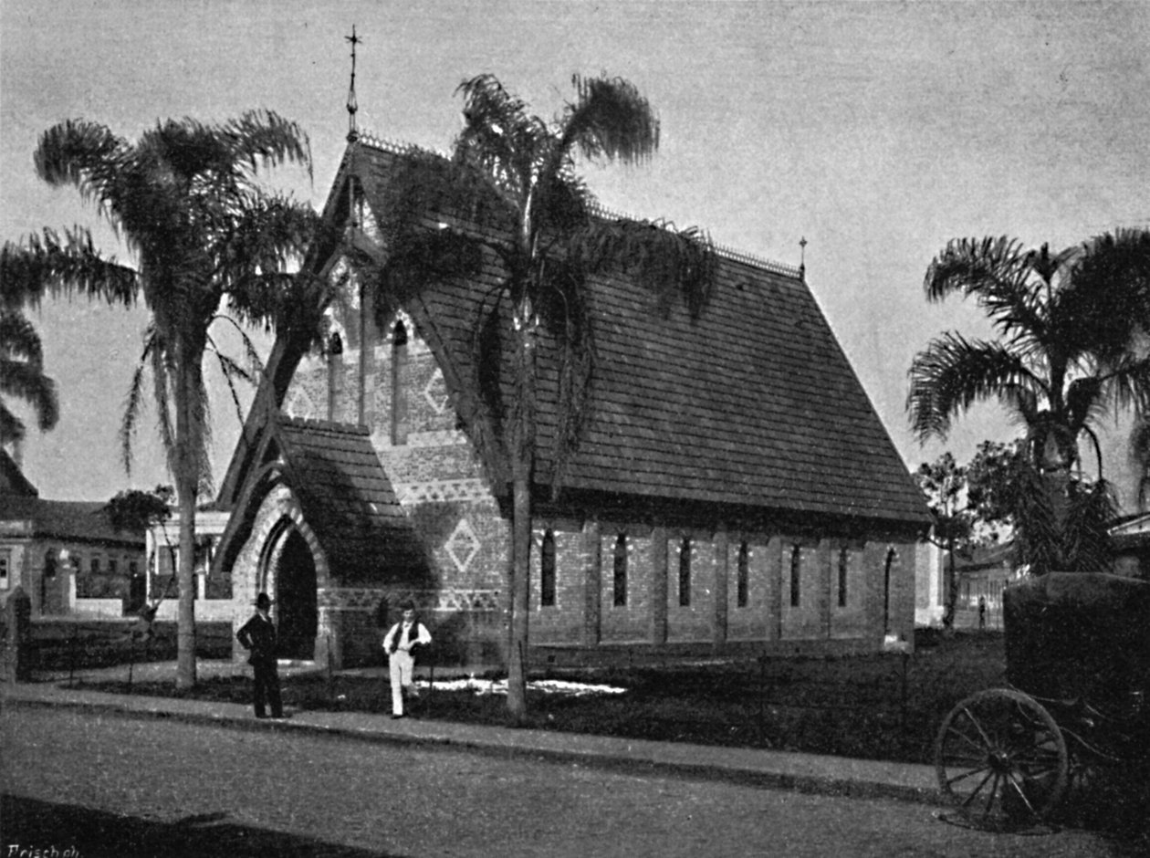Den protestantiske kirke, den protestantiske kirke, 1895 af Paulo Kowalsky