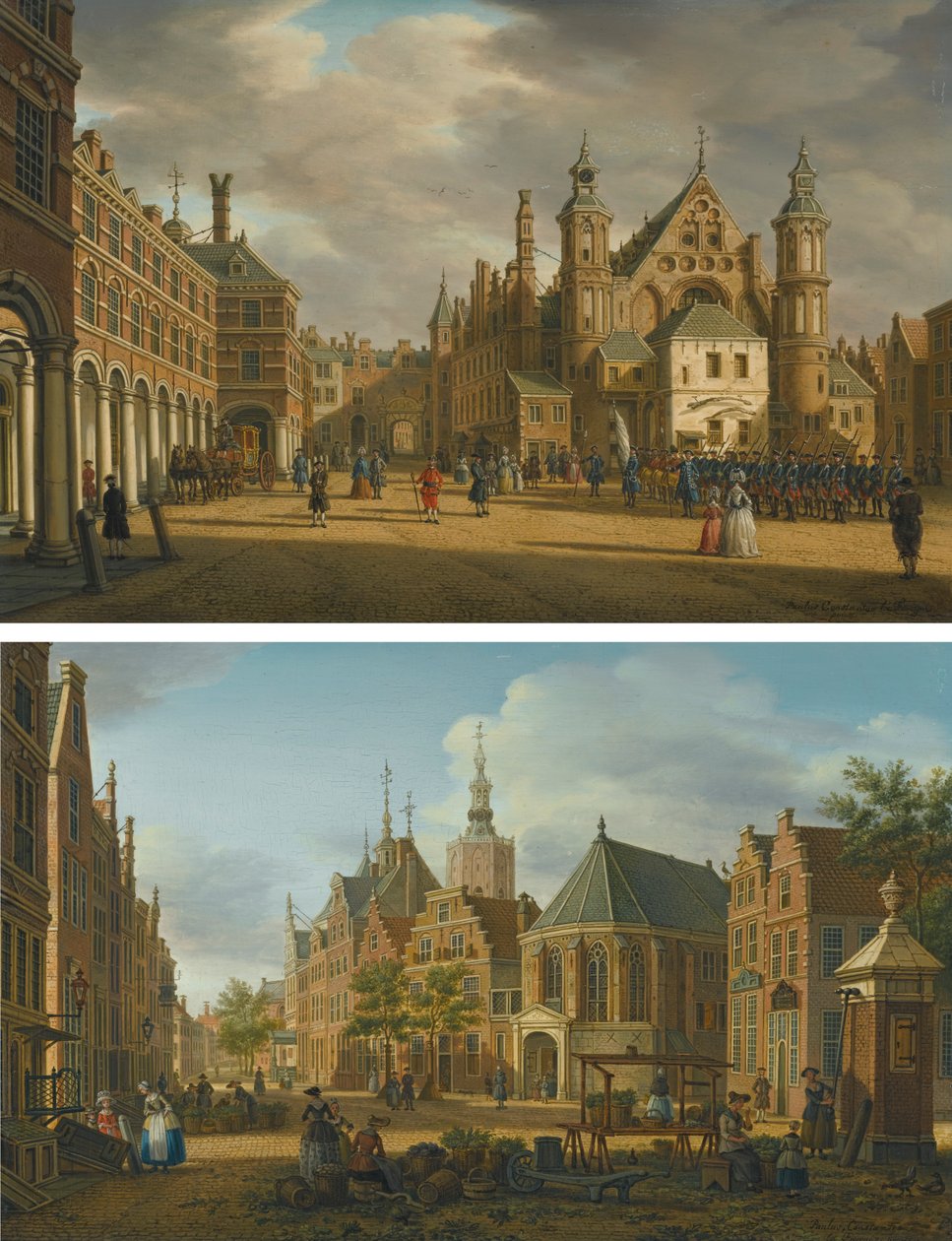 Et par bybilleder i Haag af Paulus Constantijn la Fargue