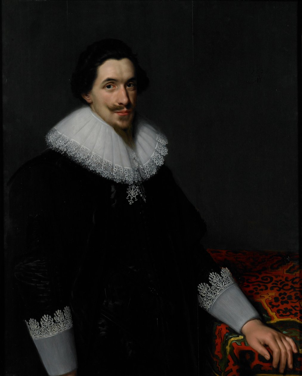 Portræt af Lucas van Voorst, 1628 af Paulus Moreelse