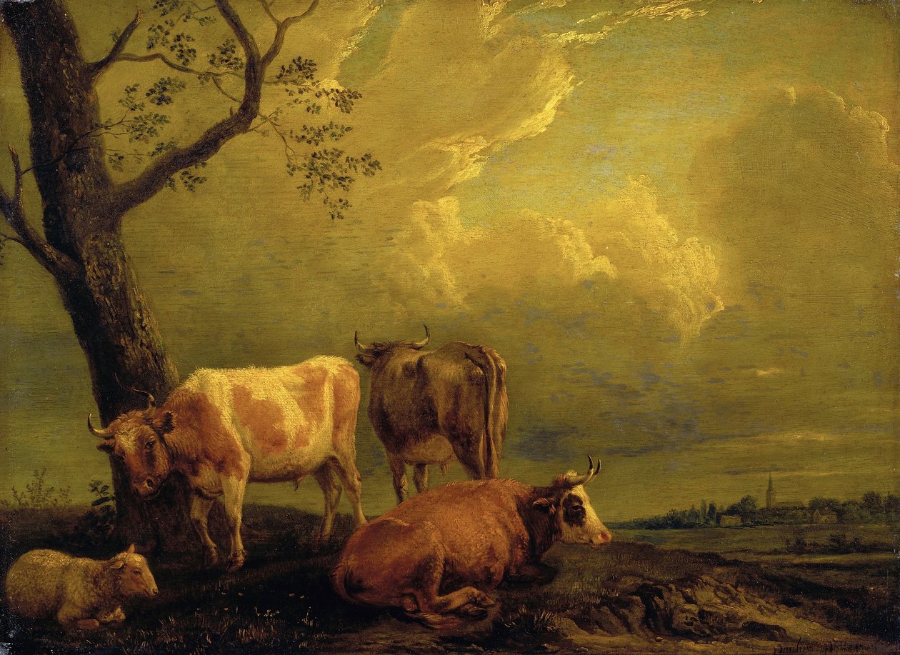 Kvæg og får af Paulus Potter