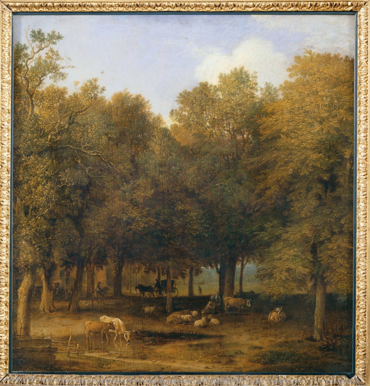 Le Bois de La Haye. 1650 ... af Paulus (attr.to) Potter
