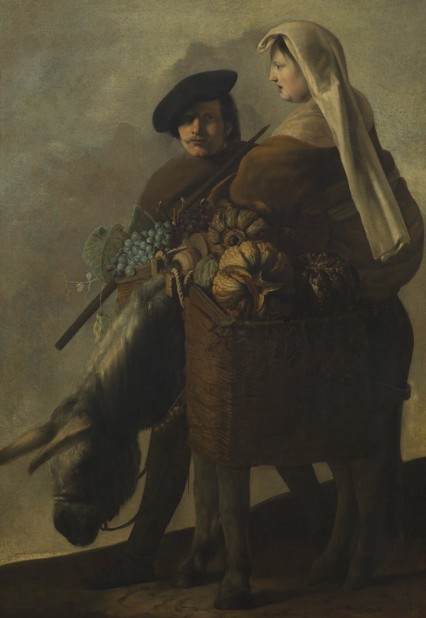 Frugtsamlere, c.1650 af Paulus Bor