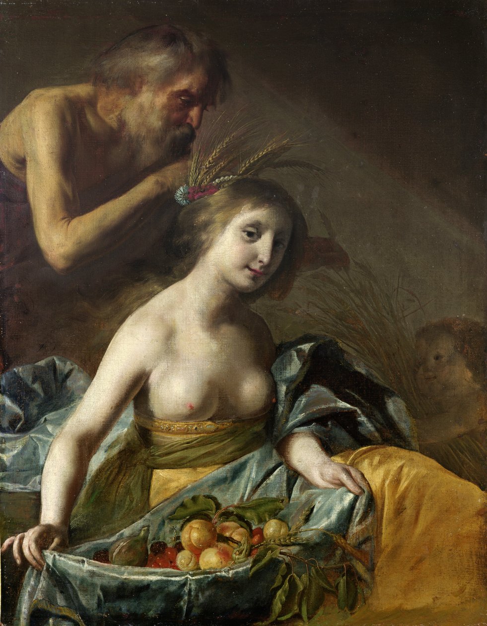 Vertumnus og Pomona, midten af det 17. århundrede (olie på lærred) af Paulus Bor
