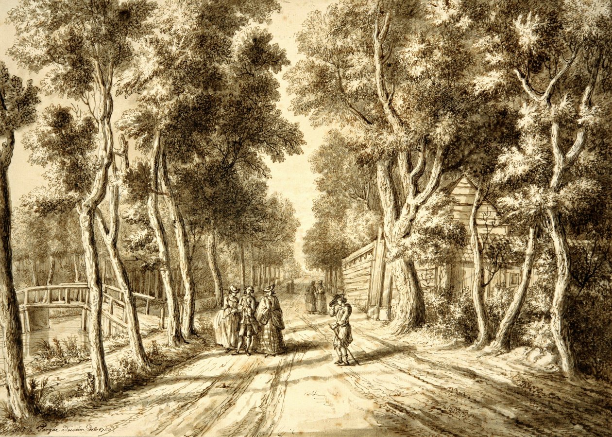 Bezuidenhoutseweg set mod Wassenaar, 1756 af Paulus Constantijn la Fargue