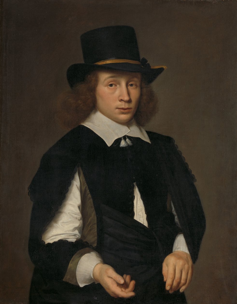 Portræt af Dirck Hendrick Meulenaer (1620-in eller efter 1649?) af Paulus Hennekyn
