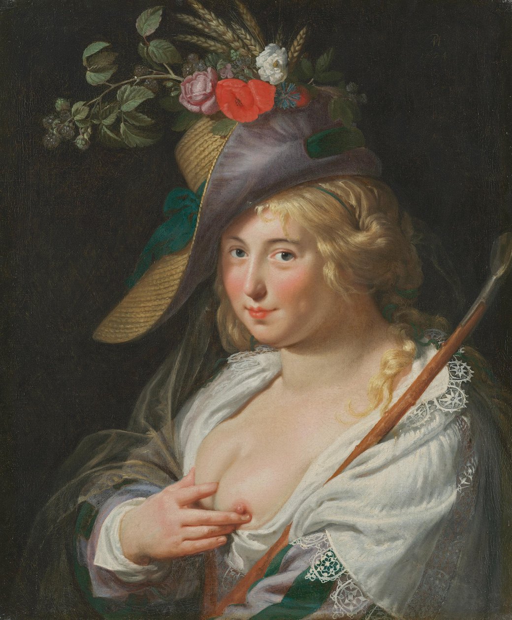 Den blonde hyrdinde af Paulus Moreelse