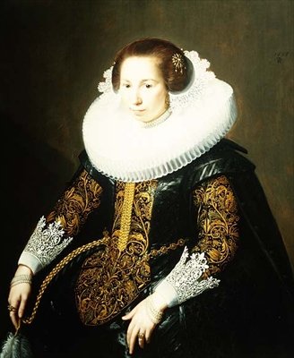 Portræt af Catharina van Voorst (1595-1650) af Paulus Moreelse