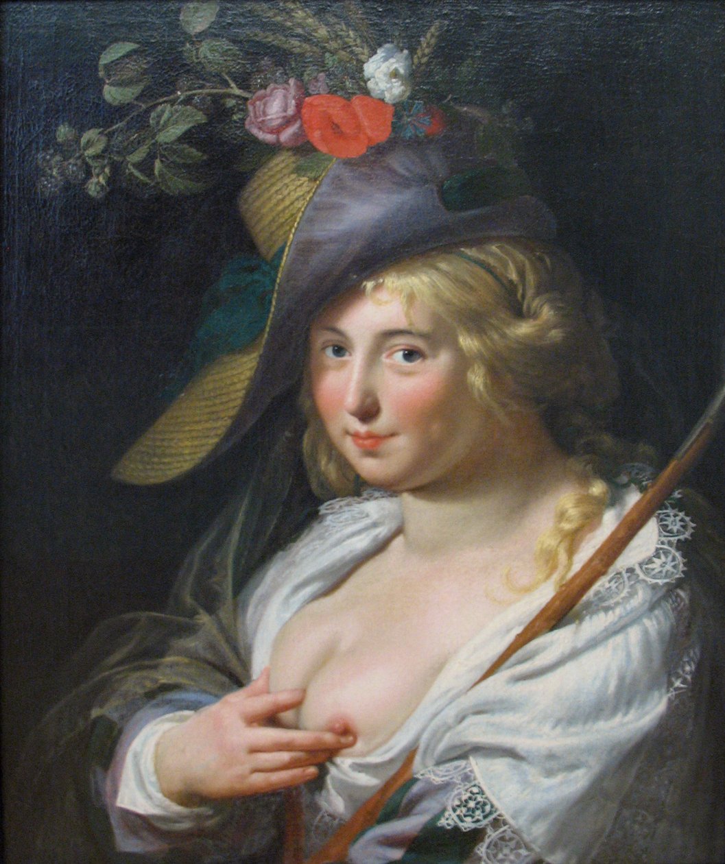 Den blonde hyrdinde af Paulus Moreelse