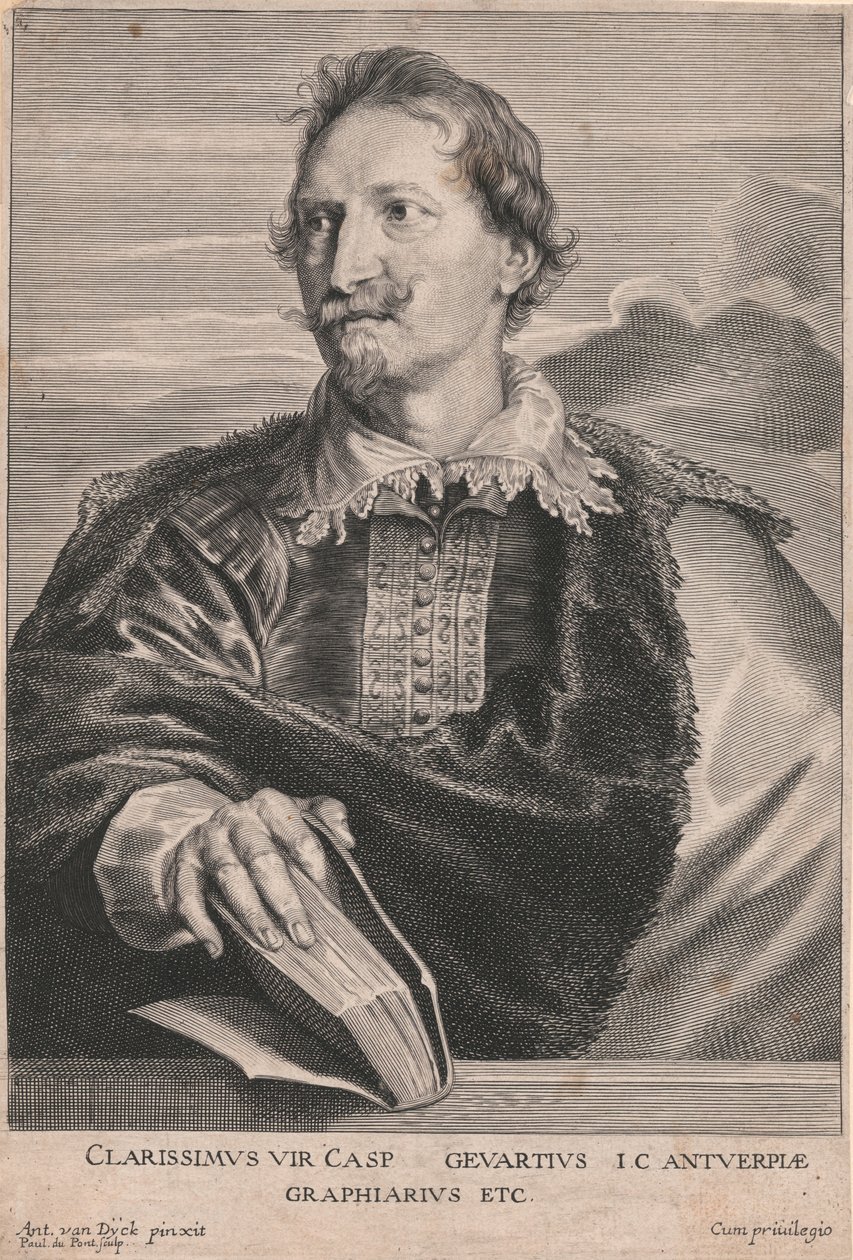 Casperius Gevartius af Paulus Pontius