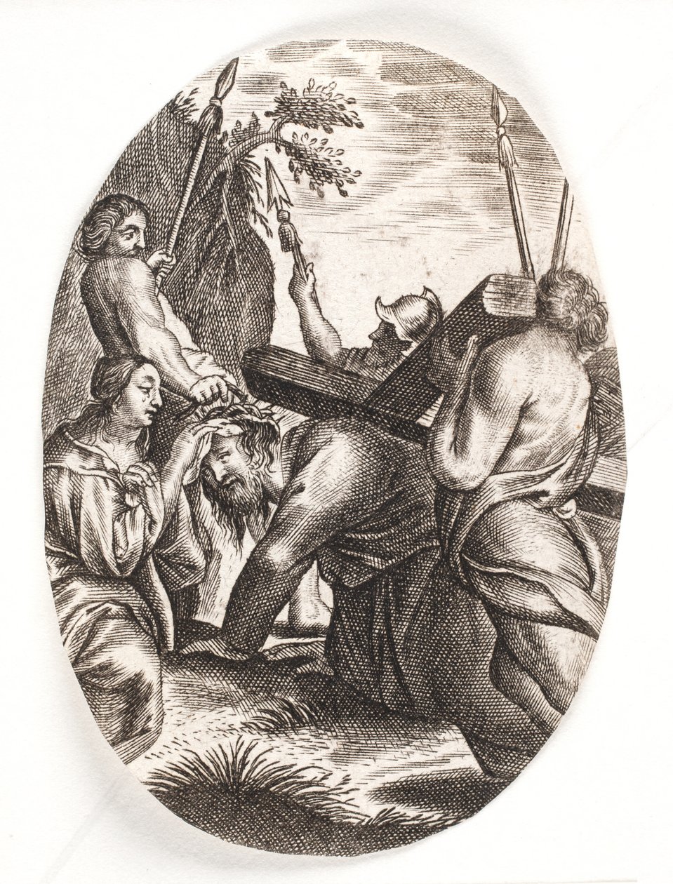 Kristus bærer korset af Paulus Pontius