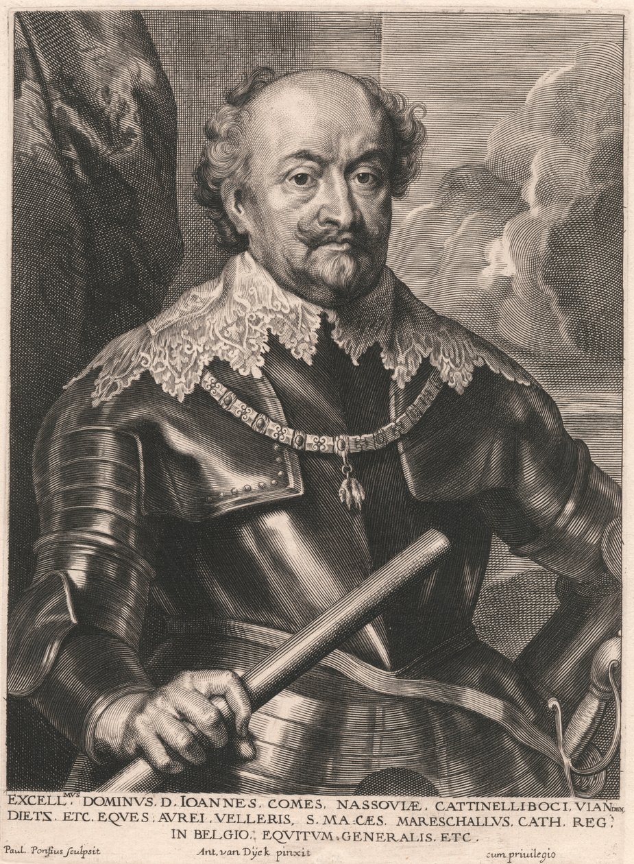 Excellence Mestre. D. John Tælle. af Nassau. Cattinelliboci Via Dietz. etc af Paulus Pontius