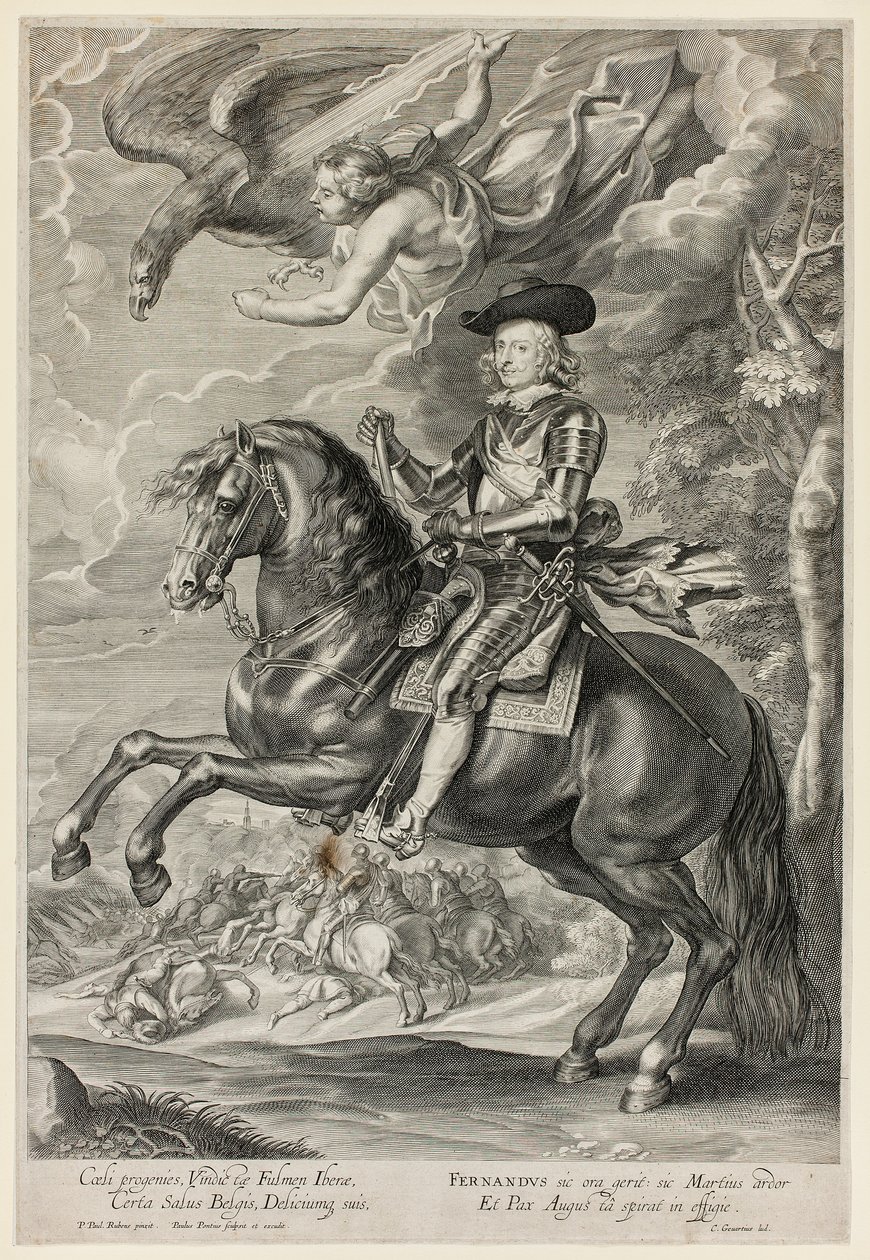 Ferdinand af Østrig til hest af Paulus Pontius