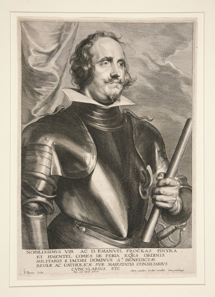 Manuel Frockas Perera y Pimentel, greve af Feria (1576-1646) af Paulus Pontius