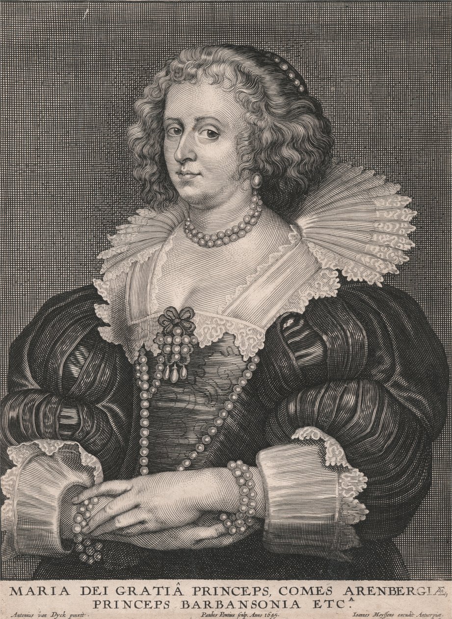 Prins Maria dei Gratia, greve af Arenberg, prins af Barbansonia osv. af Paulus Pontius