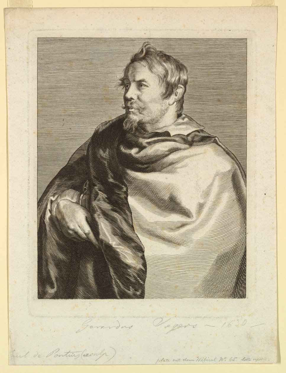 Portræt af Gerard Seghers, fra Icons of Princes of Men af Paulus Pontius