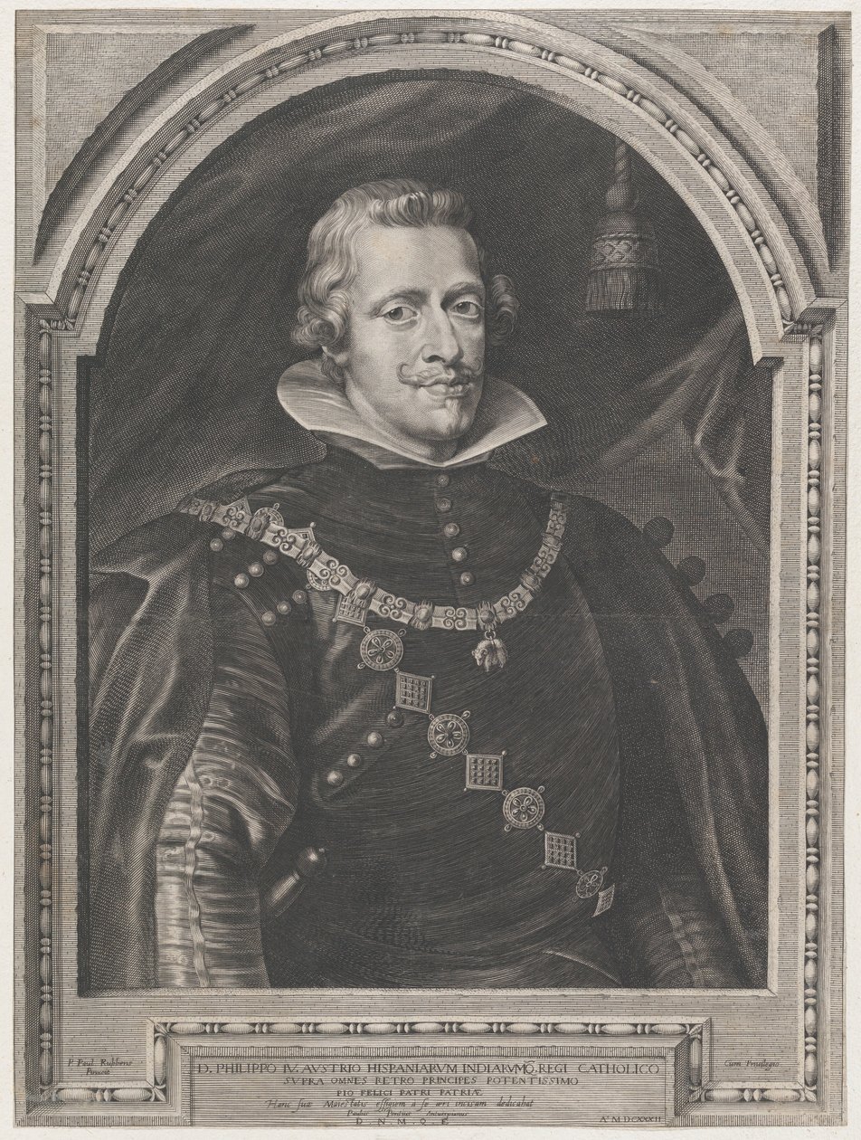 Portræt af Philip IV, 1630., 1630. af Paulus Pontius