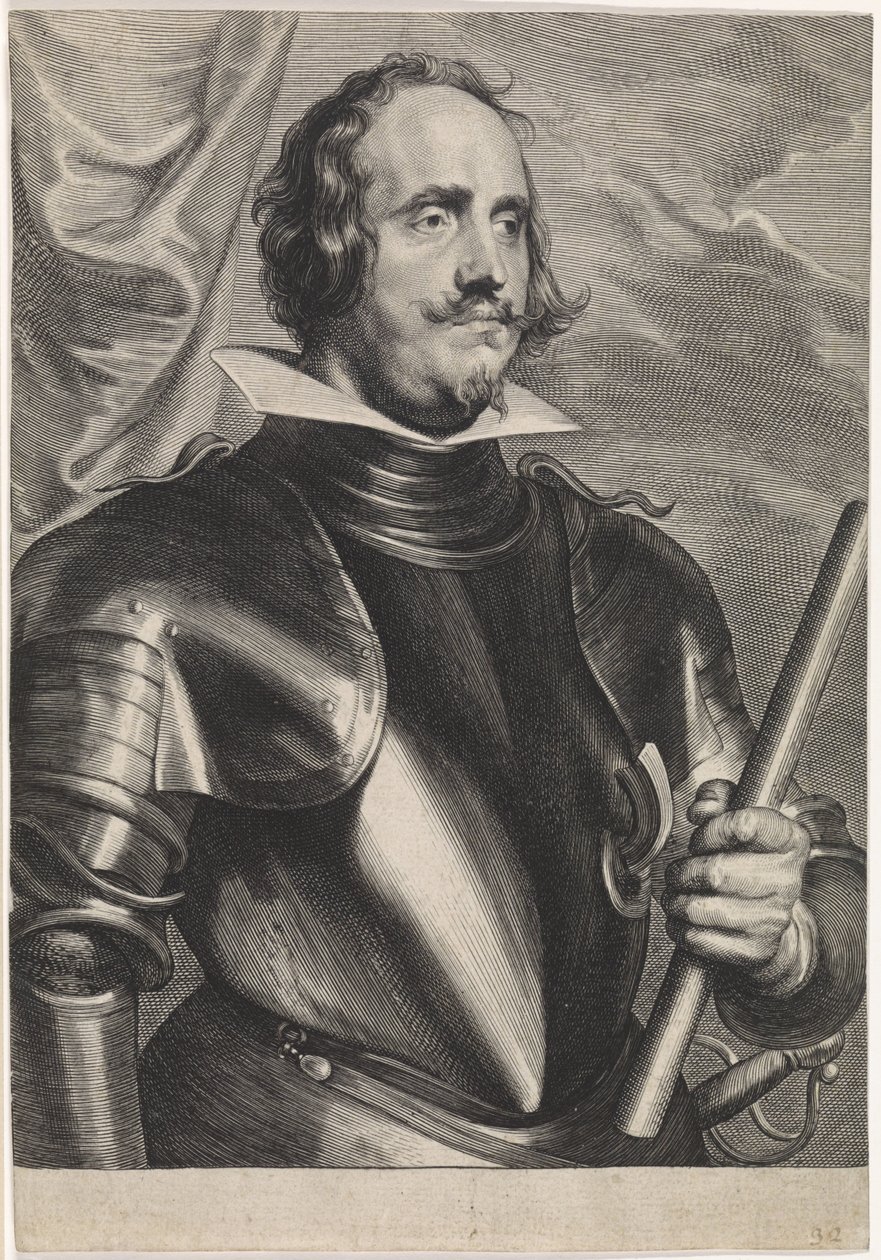 Portræt af Emanuel Frockas, greve af Feria af Paulus Pontius