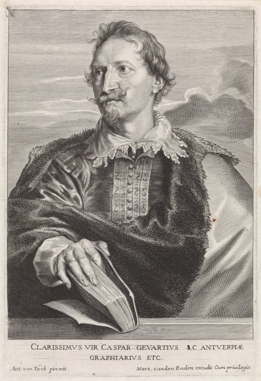 Portræt af juristen Jan-Gaspar Gevartius af Paulus Pontius