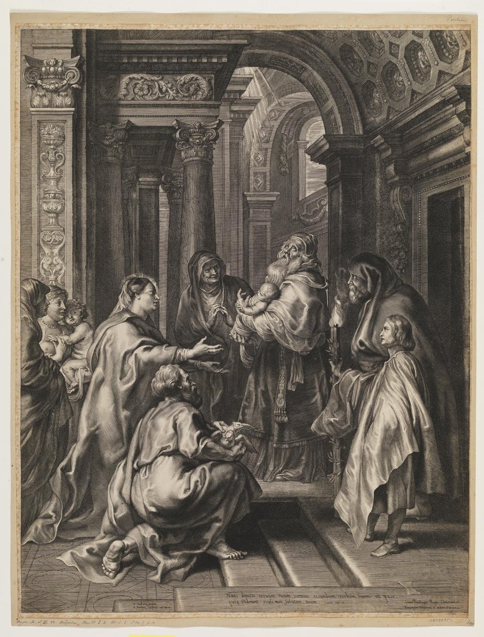 Præsentationen i templet af Paulus Pontius