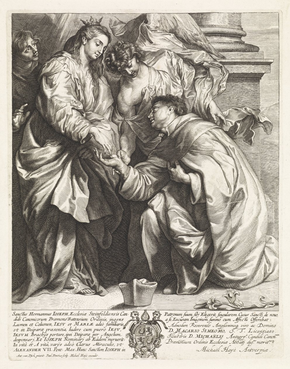 Vision af H. Hermann Joseph (version b) af Paulus Pontius