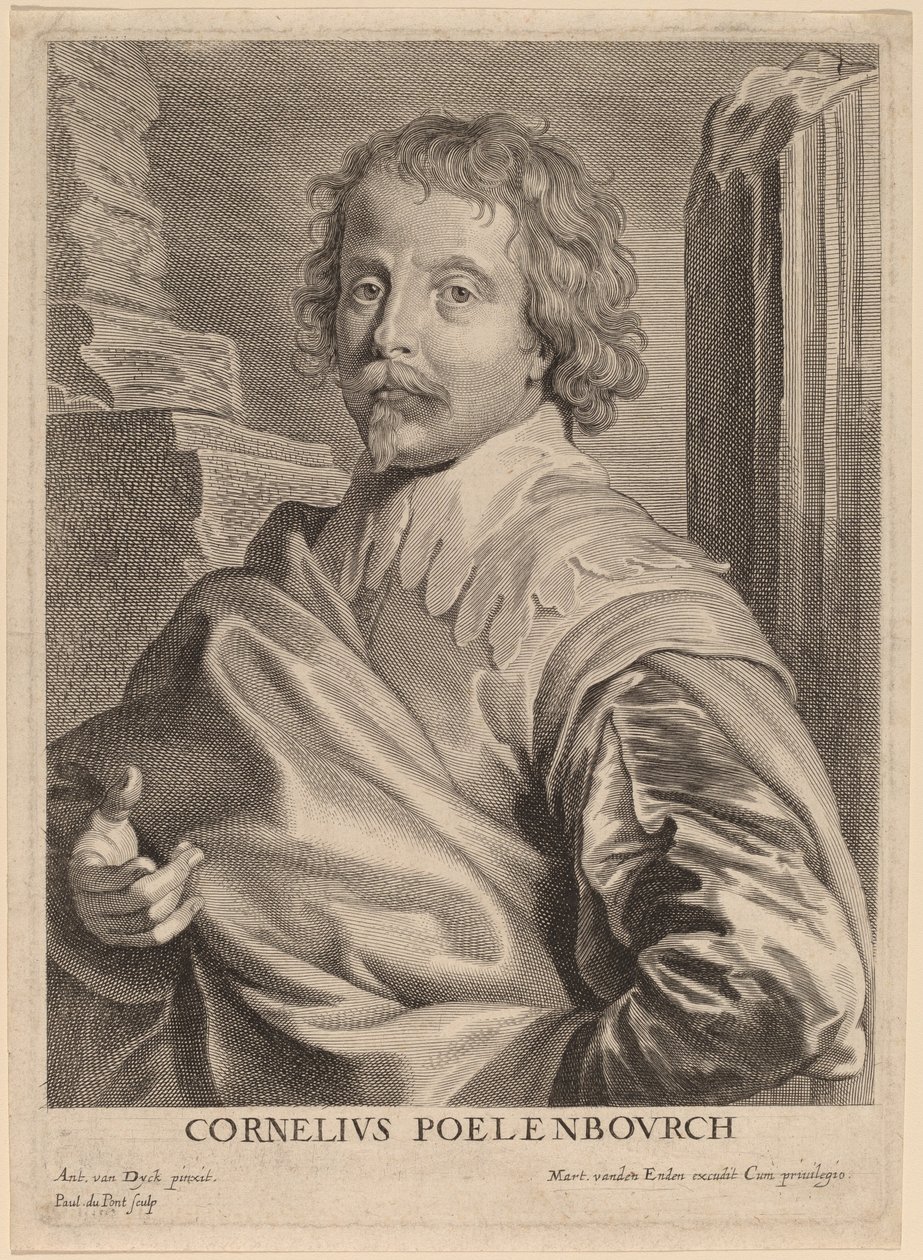 Cornelis van Poelenburgh af Paulus Pontius after Sir Anthony van Dyck