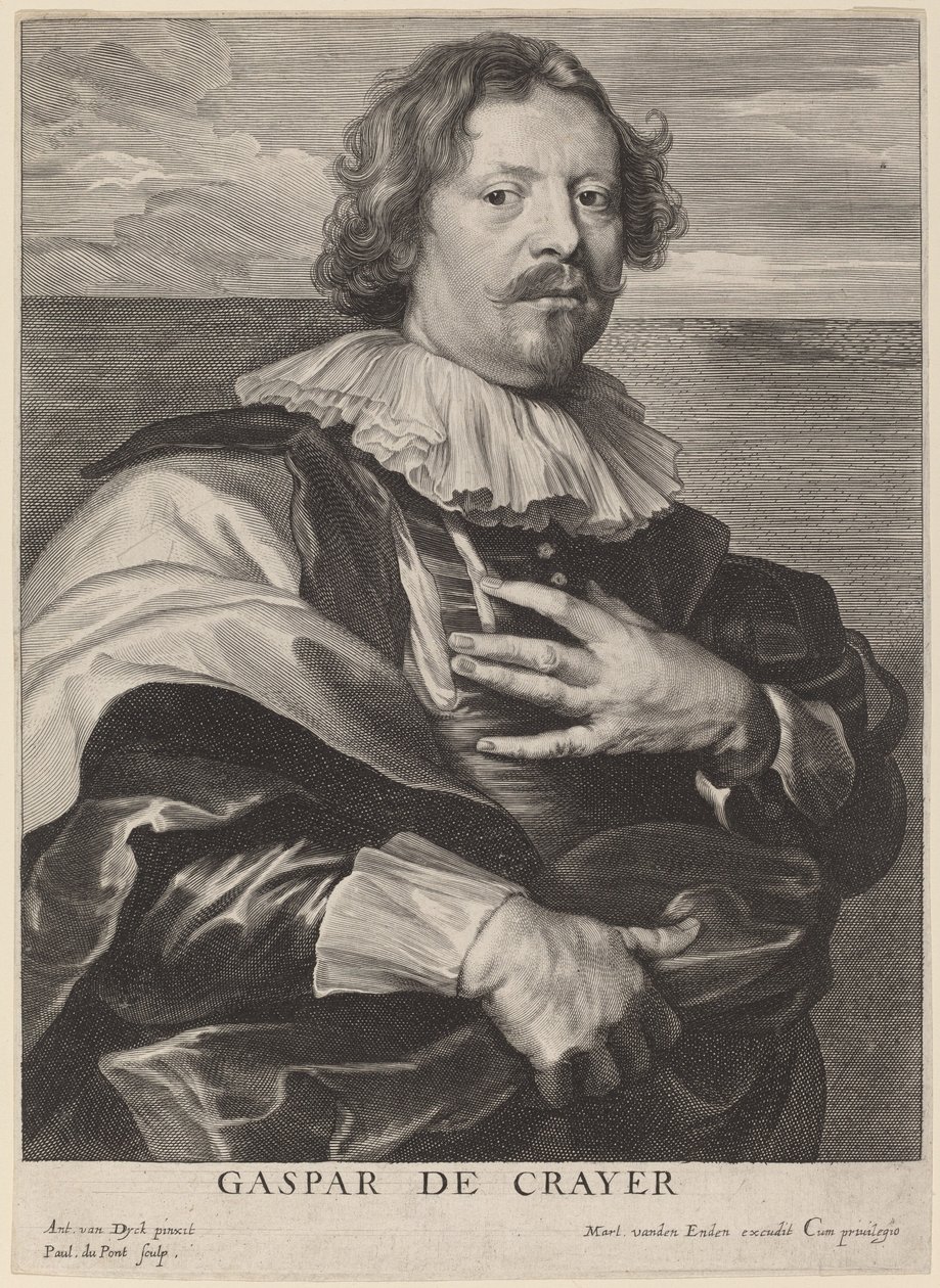 Caspar de Crayer af Paulus Pontius after Sir Anthony van Dyck
