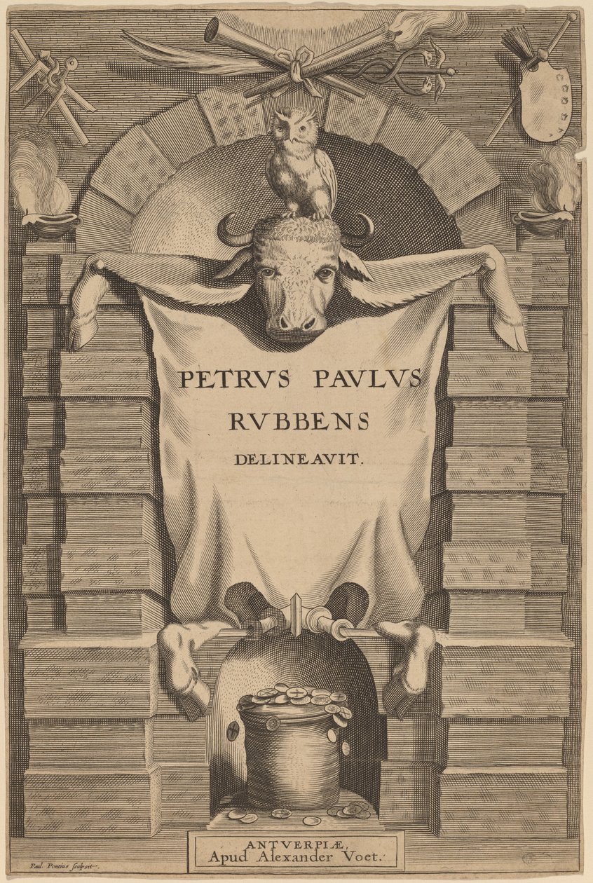Titel side af Paulus Pontius after Sir Peter Paul Rubens