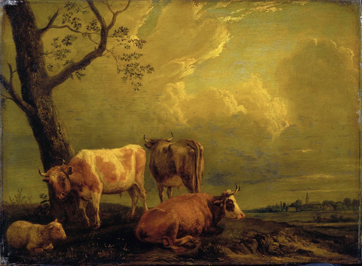 Kvæg og får af Paulus Potter