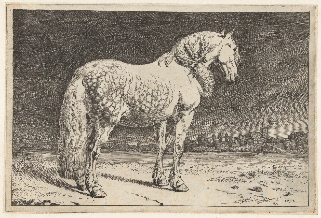Den frieske hest Heste (serietitel) af Paulus Potter
