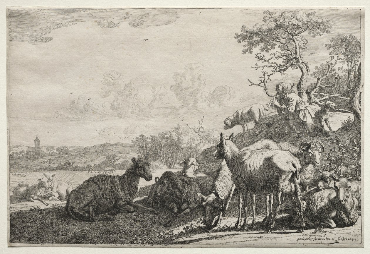 Hyrden, 1644. af Paulus Potter