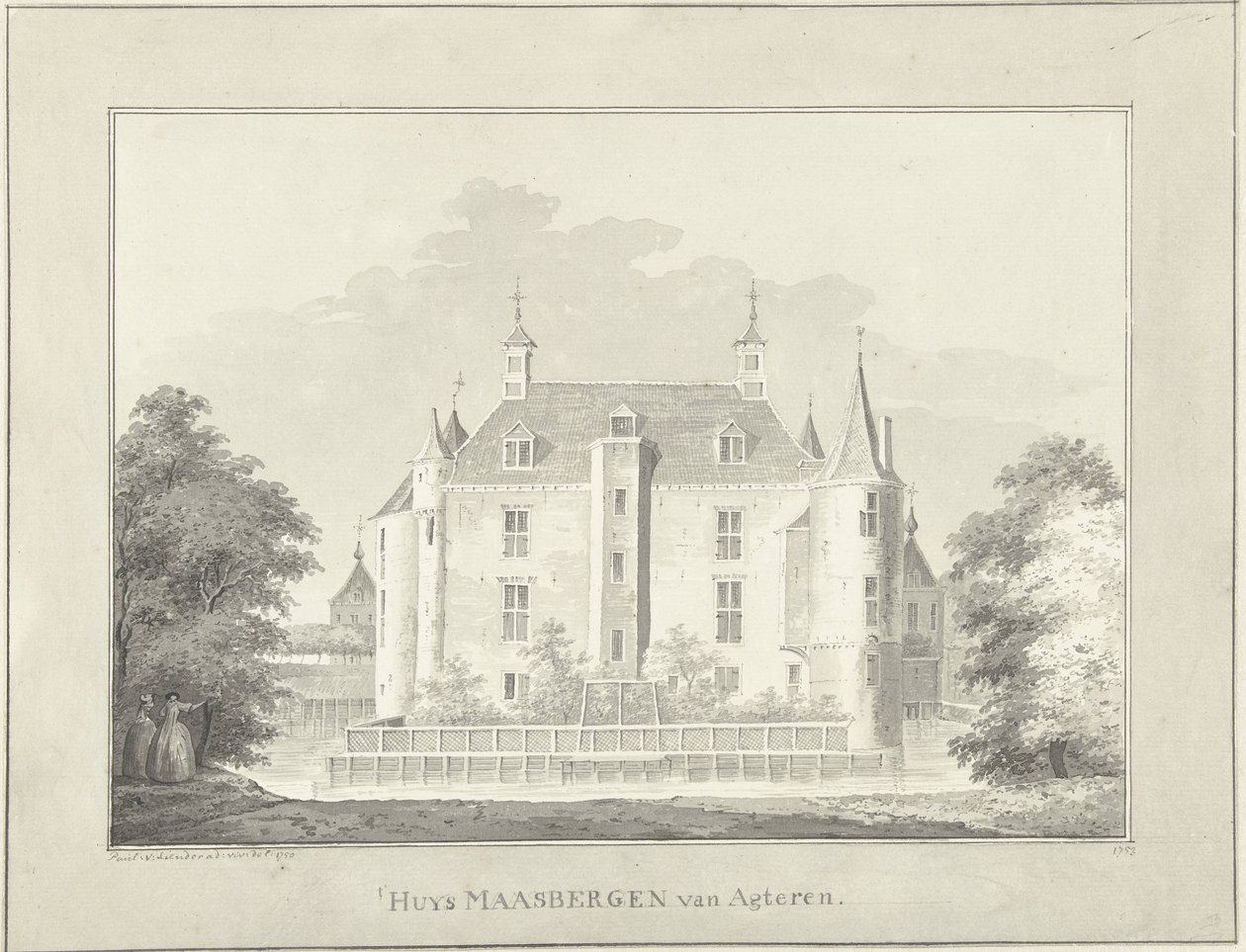 Maarsbergen-huset, bagfra af Paulus van Liender