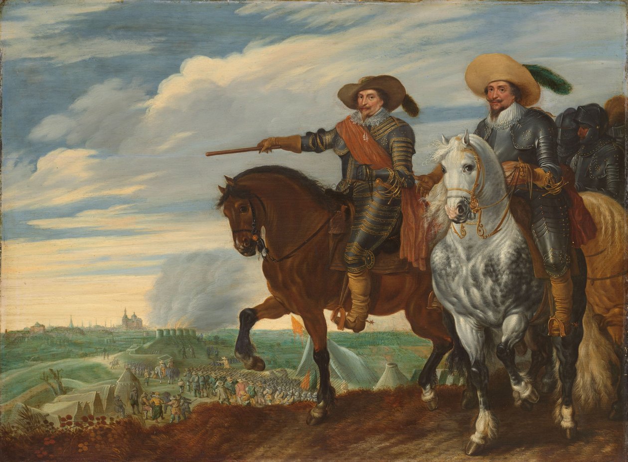 Frederick Henry og Ernst Casimir af Nassau-Dietz ved belejringen af 