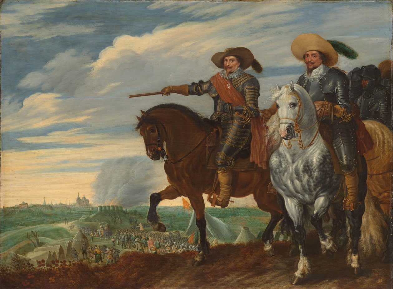 Frederick Henry og Ernst Casimir af Nassau-Dietz ved belejringen af 
