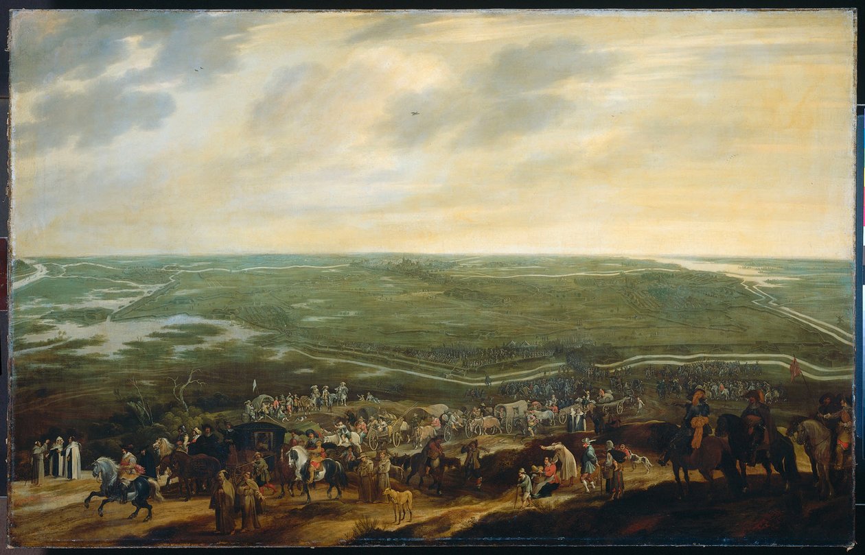 Den besejrede spanske garnison forlader s-Hertogenbosch, 17. september 1629 af Pauwels van Hillegaert