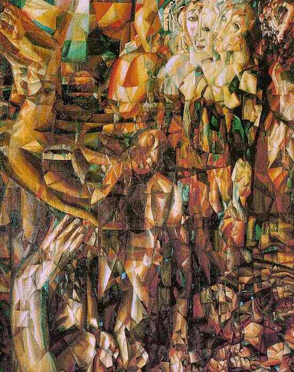 Et par, 1912 af Pawel Nikolajewitsch Filonow