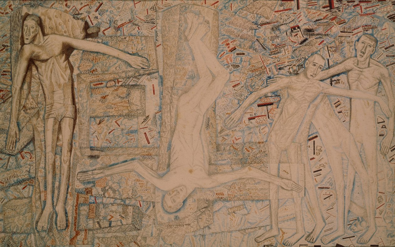 Henrettelse, 1912 af Pavel Nikolayevich Filonov