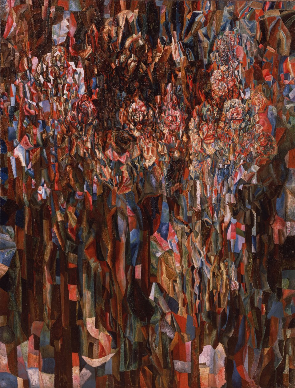 Blomster fra verdens blomstrende tid, 1915 af Pavel Nikolayevich Filonov