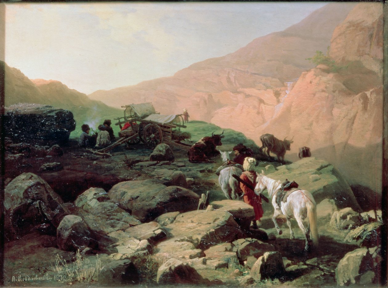 Kaukasus, 1872 af Pawel Kowalewsky