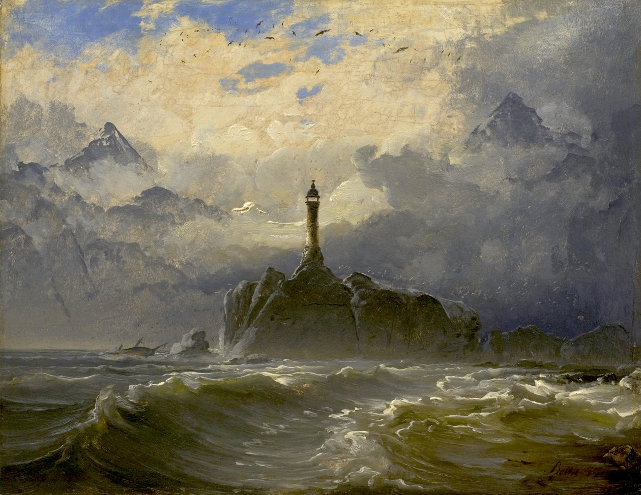 Sølandskab, 1849 af Peder Balke
