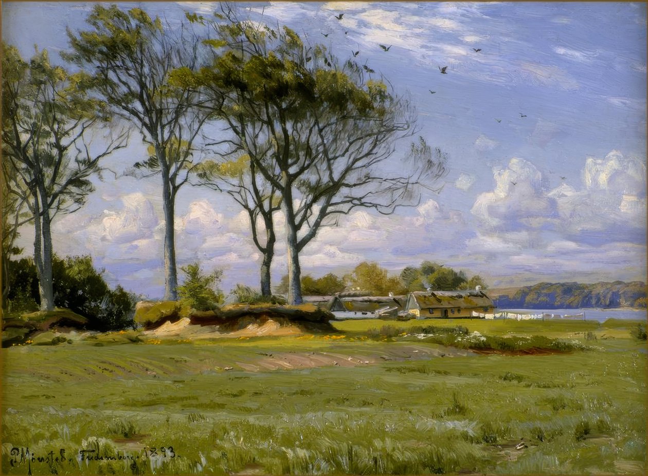 Forårslandskab af Peder Monsted